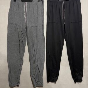 Women’s Black & Grey Joggers Small